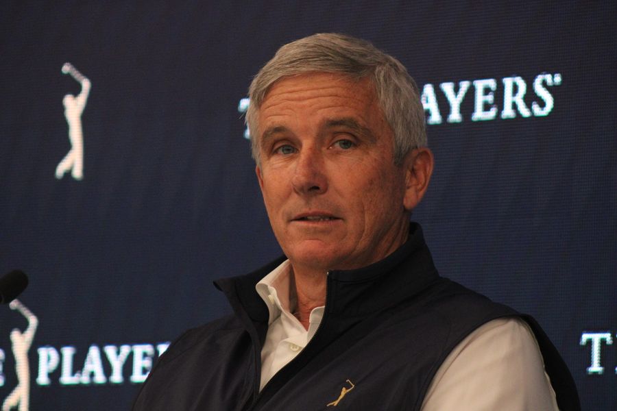 Jay Monahan discusses 'ebbs and flows' of PGA-LIV talks, pace of play
