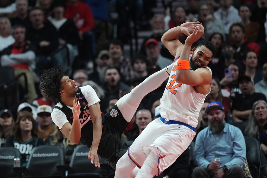 NBA: New York Knicks at Portland Trail Blazers