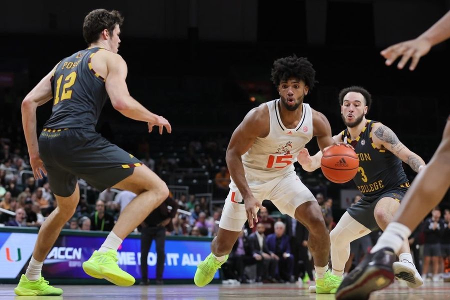 Skidding Miami tries to rekindle March magic against Boston College