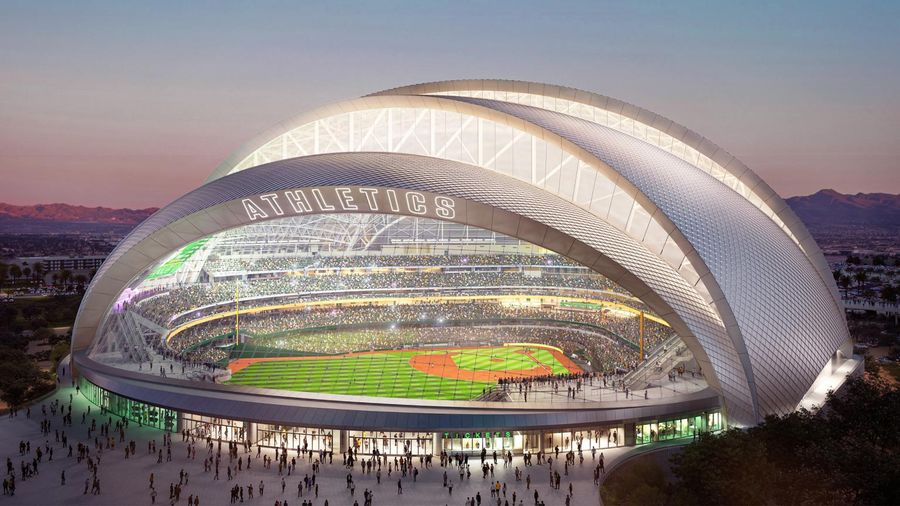 A's unveil new renderings, timeline for $1.75B Vegas ballpark